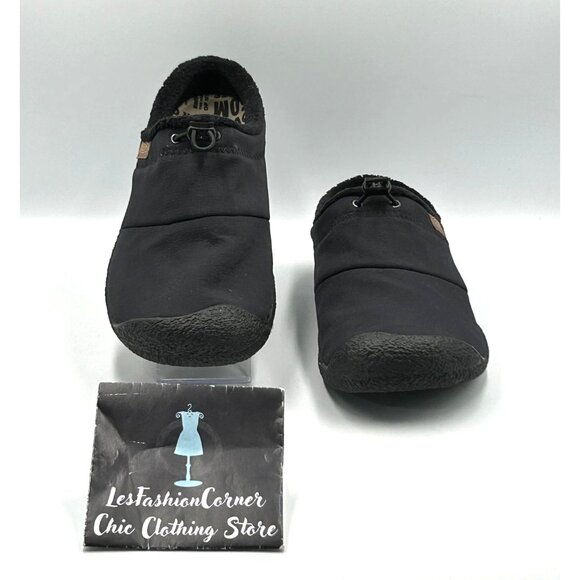 Keen Men's Black Howser III Sliden Warm Winter Slip-On Slippers Shoes Sz 11 3031 - Picture 3 of 16
